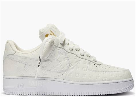nike air force 1 low louis vuitton white